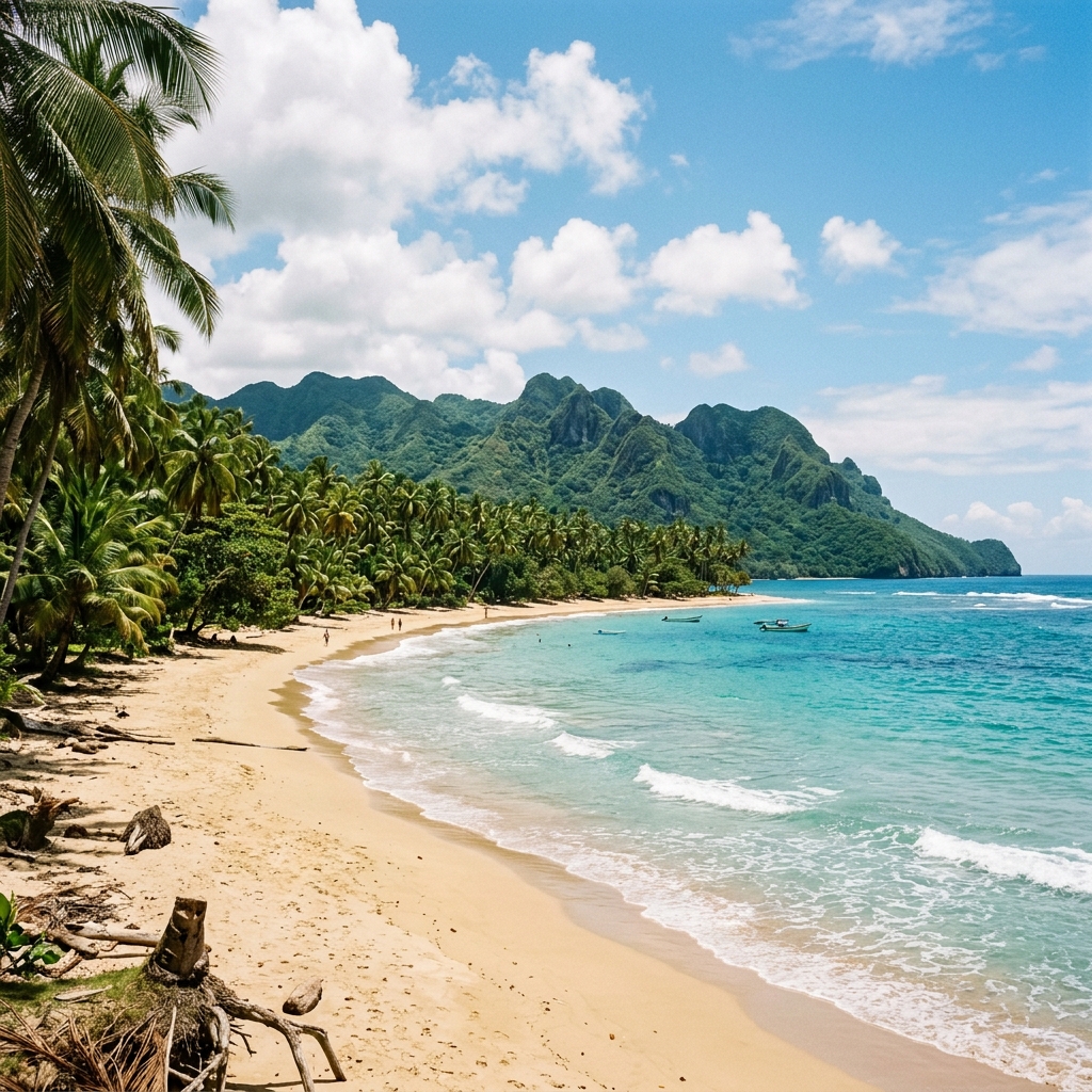 Samana Bay and whale watching in Dominican Republic
